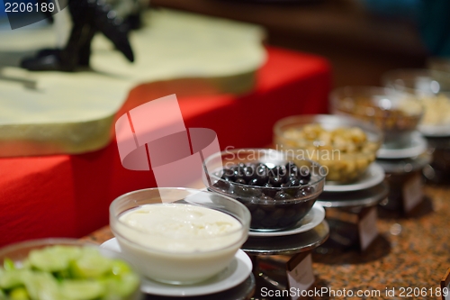 Image of buffet food