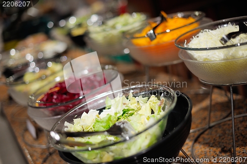 Image of buffet food