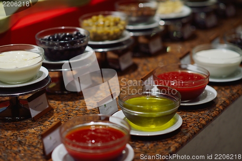 Image of buffet food