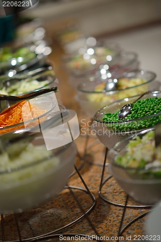 Image of buffet food