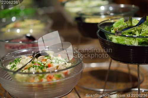 Image of buffet food