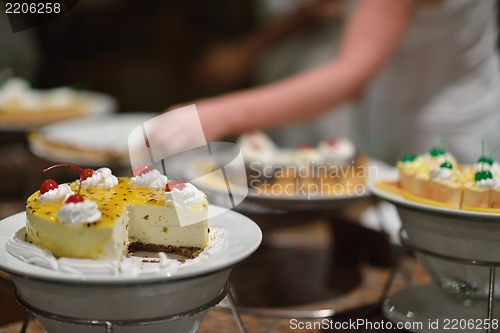 Image of buffet food