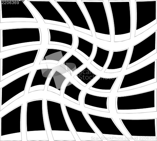 Image of abstract photo frame on white background