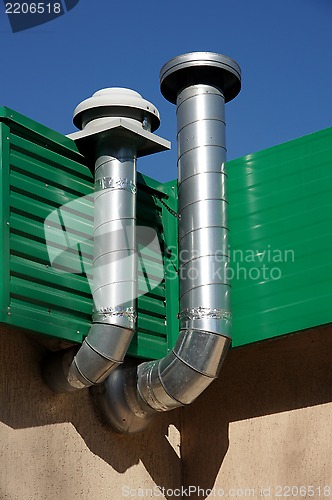 Image of Pipes of ventilation