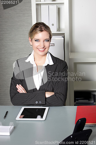 Image of Confident successful businesswoman