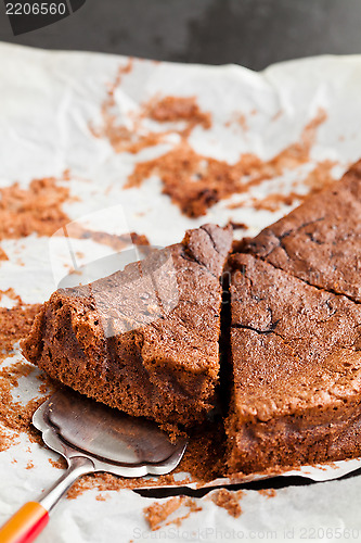 Image of Chocolate cake slices