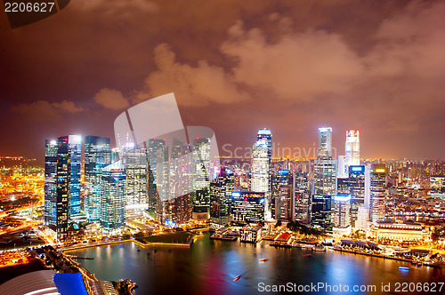 Image of Singapore at night