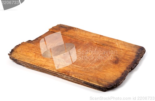 Image of Old wooden kitchen board