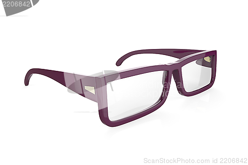 Image of Purple eyeglasses