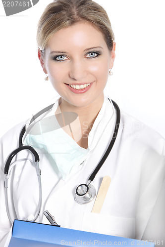Image of Smiling young nurse