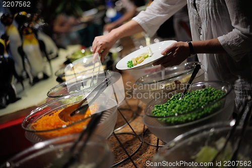 Image of buffet food