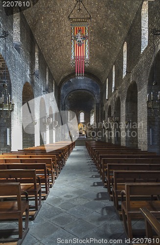 Image of Ripoll monastery Interior overview