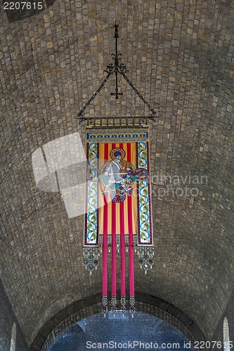 Image of Ripoll monastery coat of arms emblem or