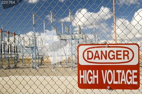 Image of High Voltage Sign