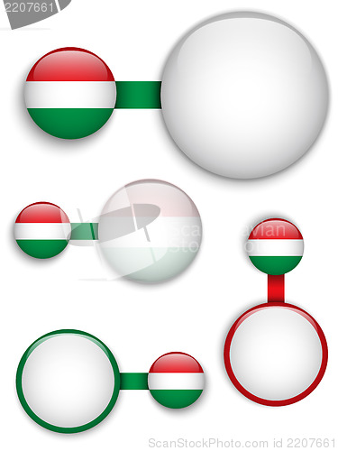 Image of Vector - Hungary Country Set of Banners