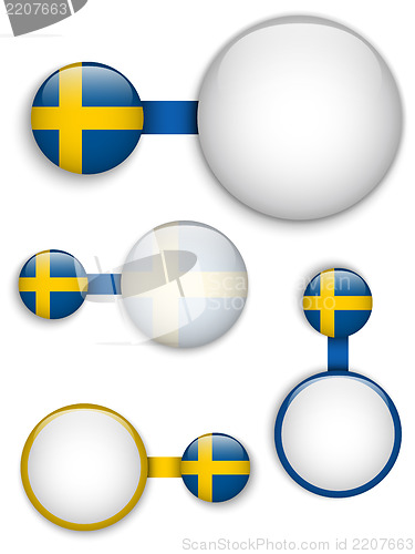 Image of Vector - Sweden Country Set of Banners