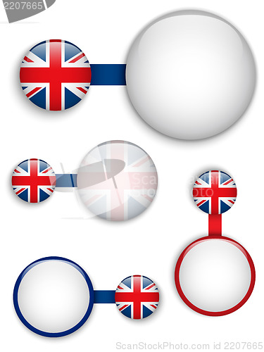 Image of Vector - UK Country Set of Banners