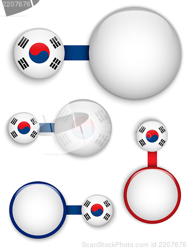 Image of Vector - South Korea Country Set of Banners
