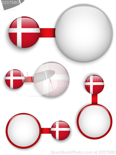 Image of Vector - Denmark Country Set of Banners