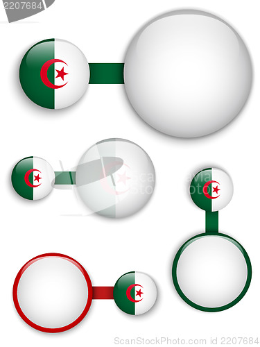 Image of Vector - Algeria Country Set of Banners