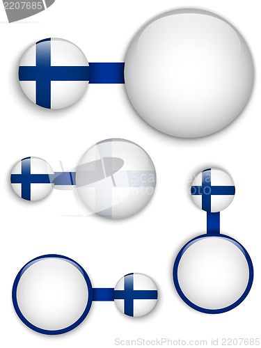 Image of Vector - Finland Country Set of Banners