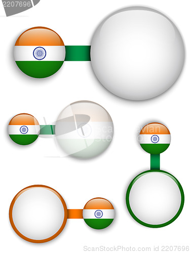 Image of Vector - India Country Set of Banners