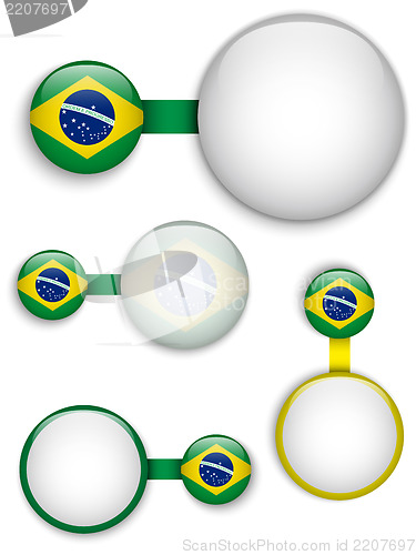 Image of Vector - Brazil Country Set of Banners
