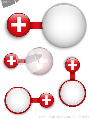 Image of Vector - Switzerland Country Set of Banners
