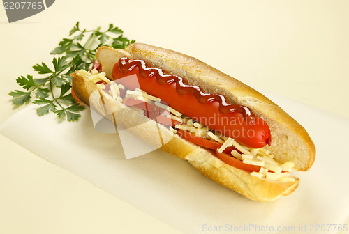 Image of Hot Dog With Cheese