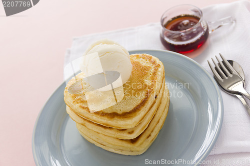 Image of Heart Shaped Pancakes