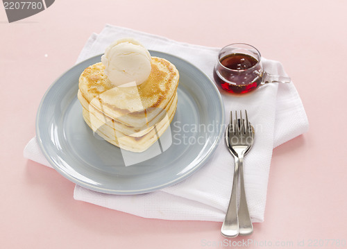 Image of Heart Shaped Pancakes