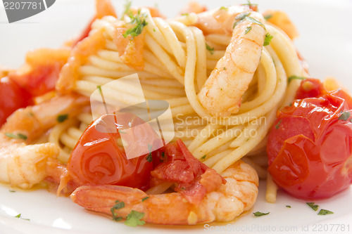 Image of Tomato And Shrimp Pasta