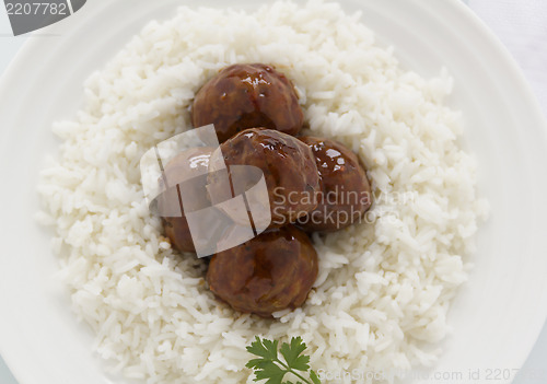 Image of Meat Balls In Hoisin Sauce