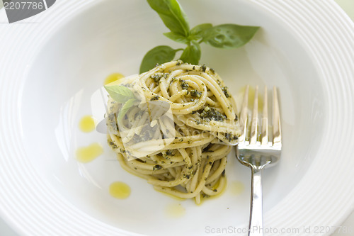 Image of Spaghetti With Pesto 