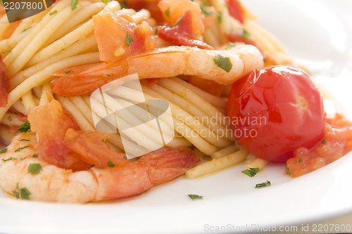 Image of Tomato And Shrimp Pasta