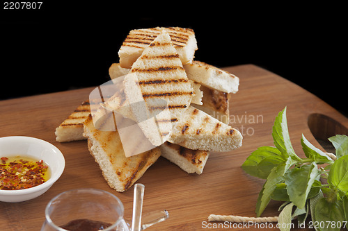 Image of Grilled Bread Stack