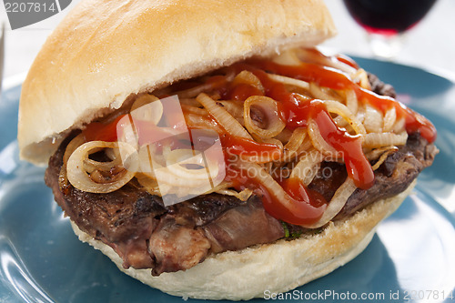 Image of Steak And Onion Burger