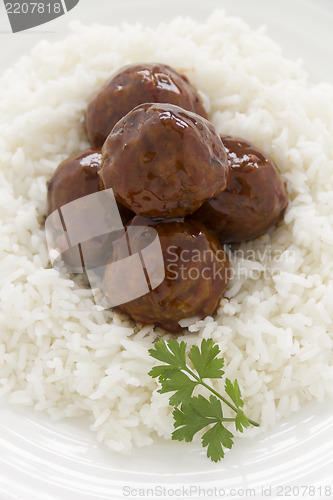 Image of Meat Balls In Hoisin Sauce