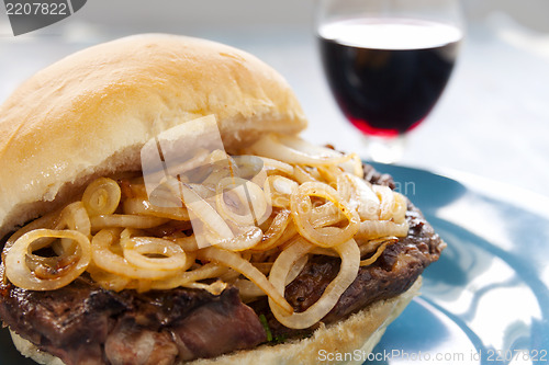 Image of Steak And Onion Burger