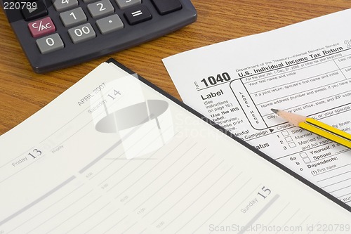 Image of US Tax form

