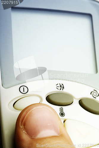 Image of Remote buttons.