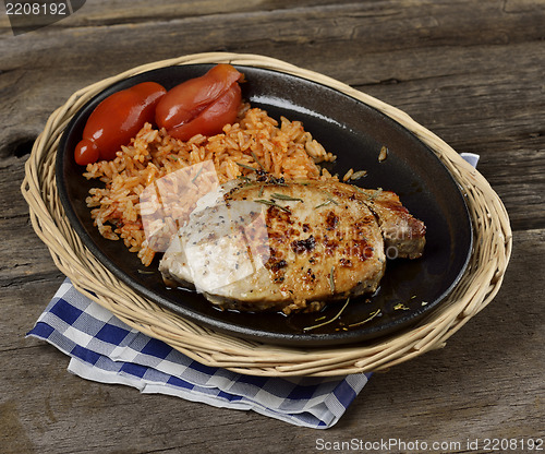 Image of Rice With Pork Meat