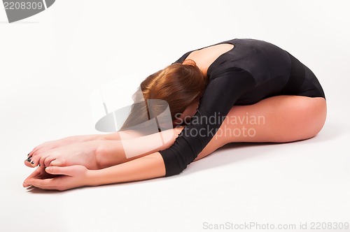 Image of flexible athletic woman