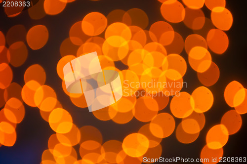 Image of Orange Bokeh