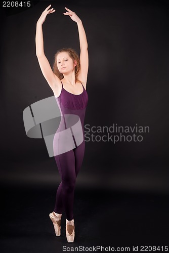 Image of young beautiful dancer