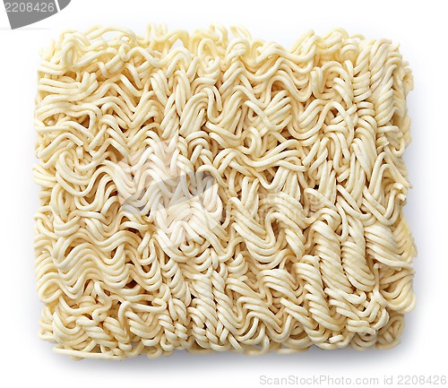 Image of raw chinese noodles 