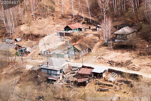 Image of old part of tobolsk town, Russia