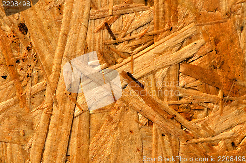 Image of wooden pressed shaving background 