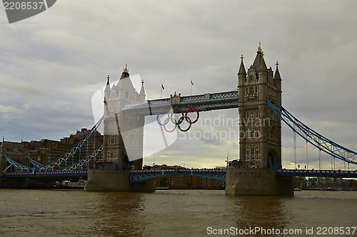 Image of Tower Bridge during London 2012