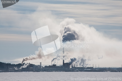 Image of smoke of factory